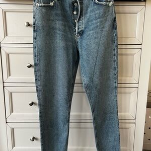 Agolde Straight Blue Jeans